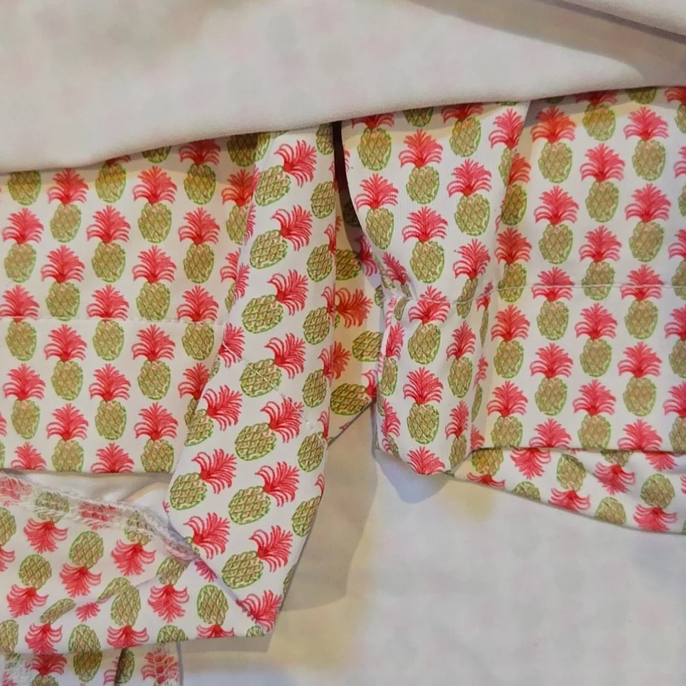 Fairway & Greene Pink/Green Pineapple Leisure/Active/Golf Skort - Picture 4 of 10